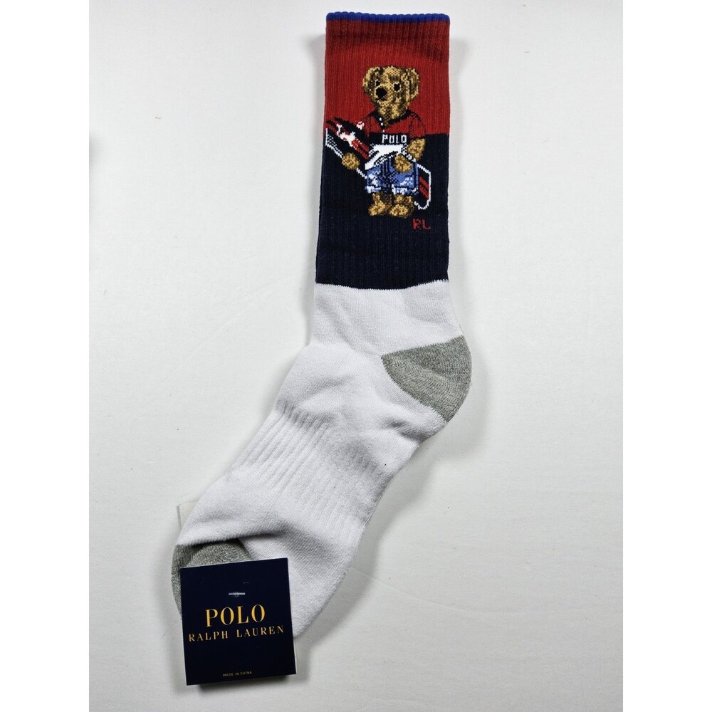 Polo Ralph Lauren Men's Polo Bear Surf Socks Size 13-16